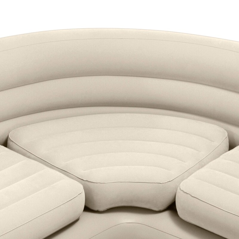 INTEX SILLÓN ESQUINERO INFLABLE 257x203x76 VALVULA 2en1 Intex Sillón Esquinero Inflable 257x203x76 Valvula 2en1