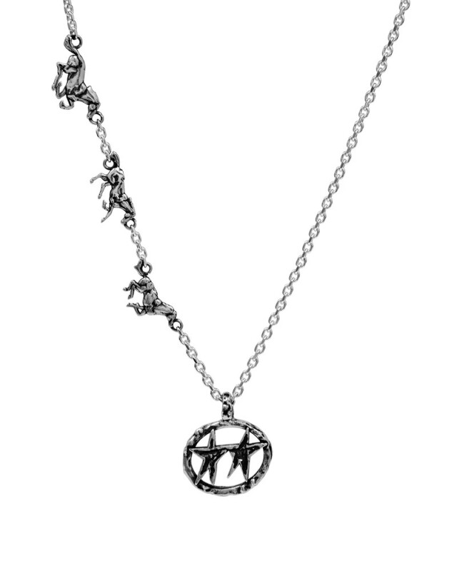 TwoJeys Collar Superstar Three Horse Plata TwoJeys Collar Superstar Three Horse Plata