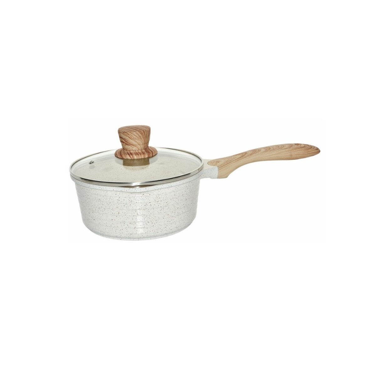 OLLA CACEROLA CUORI CUCCINA 20CM CON MANGO - BEIGE 