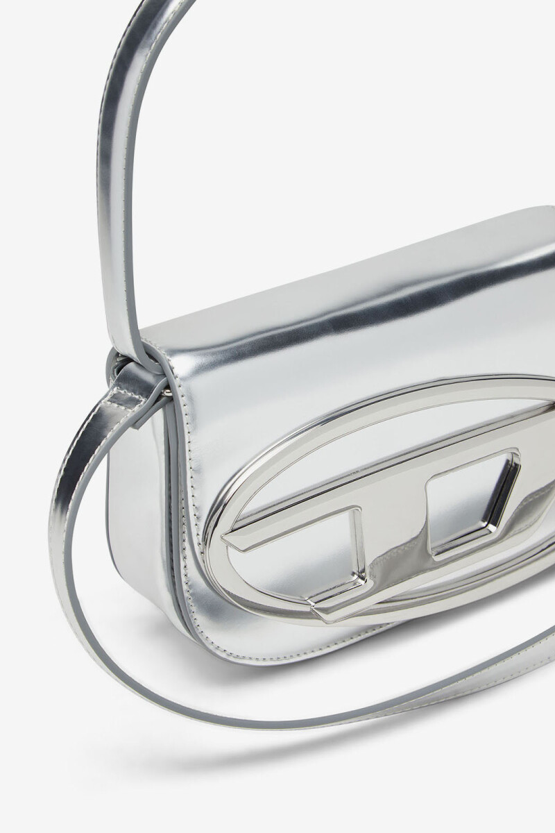 BOLSO 1DR CUERO ESPEJADO Plata