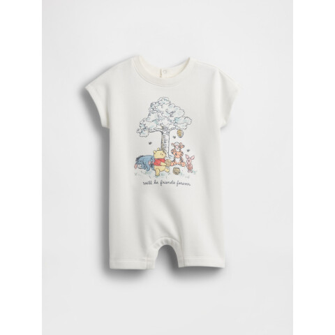 DIS POOH SS FLEECE SHORTIE NEW OFF WHITE
