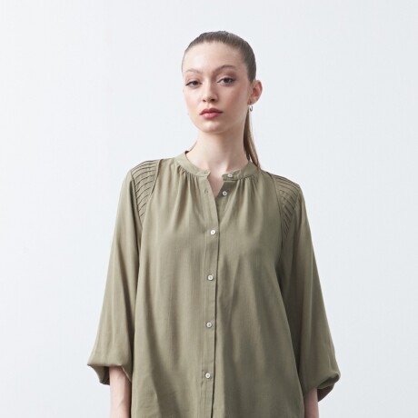 CAMISA ONA Verde Grisáceo