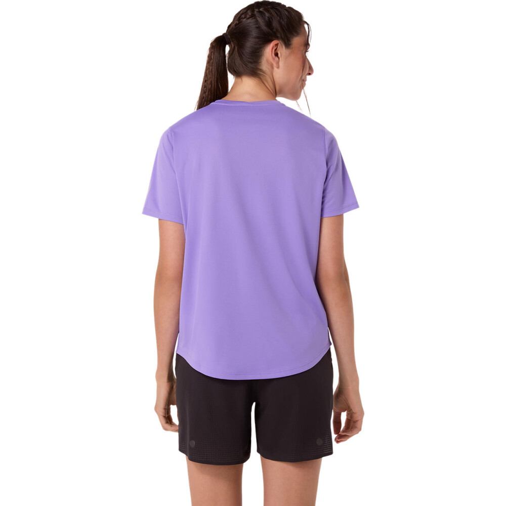 Polo Running Fujitrail Logo SS Top Mujer Amethyst