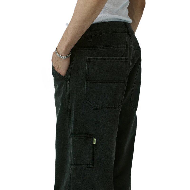 Pantalon Former Vt Distend Denim Carpenter - Negro Pantalon Former Vt Distend Denim Carpenter - Negro