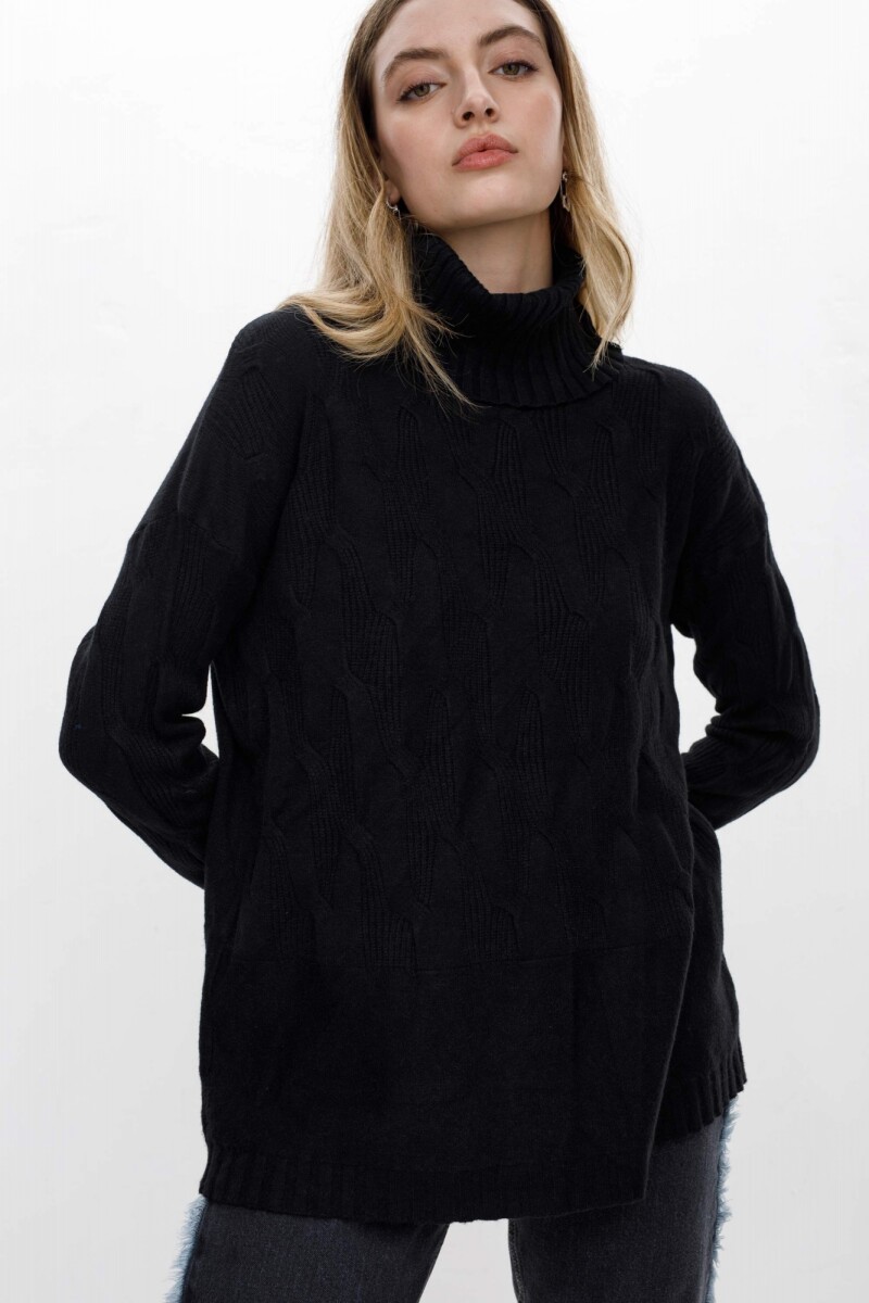 Sweater Poleron Liz - Negro 