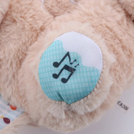 Oso de peluche con ruido blanco, luces y movimiento Marrón