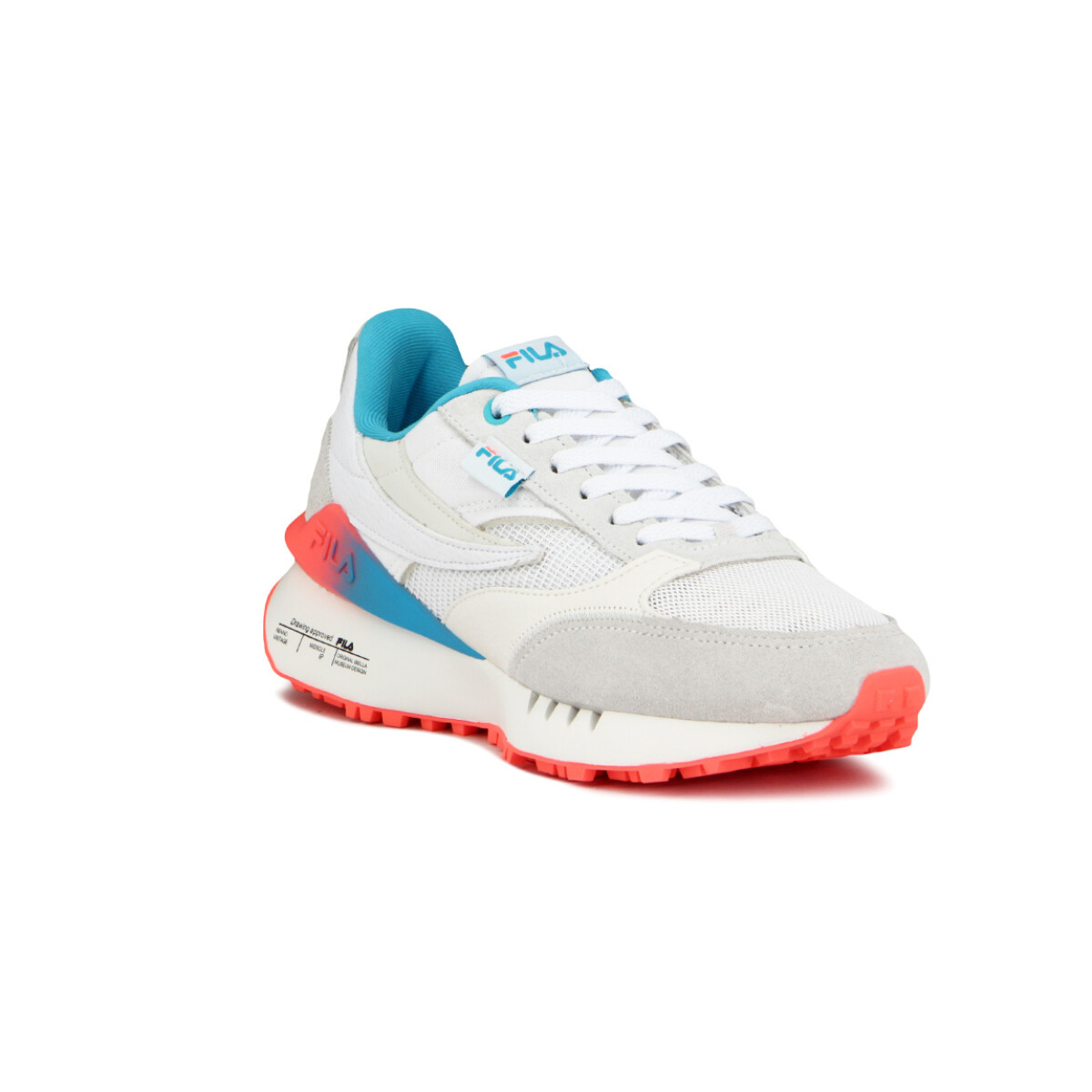 Championes Hombre Fila Renno Vintage - Gris-blanco 