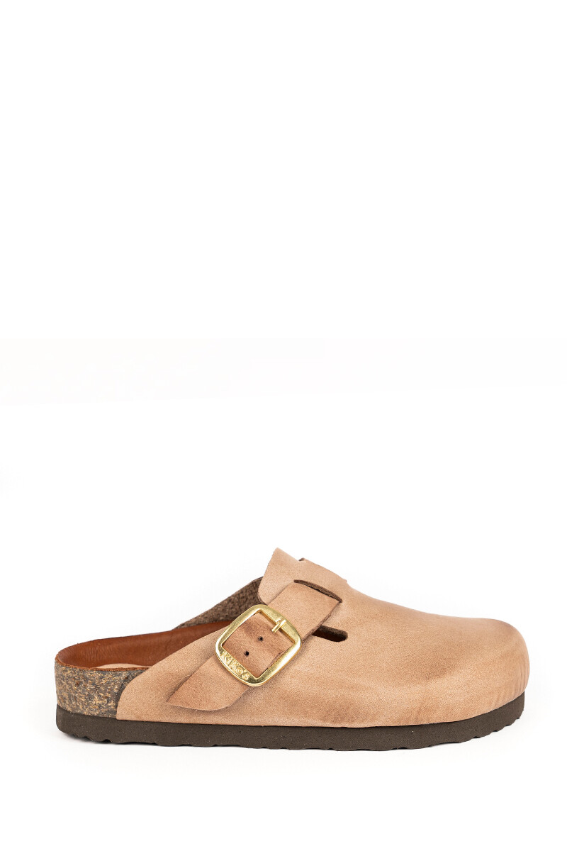 Zueco liso Aspen - Taupe 