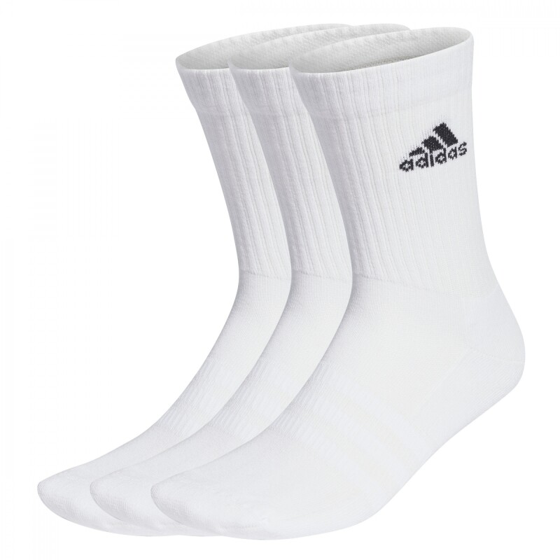 Medias Cushioned 3-Pack Unisex Blanco