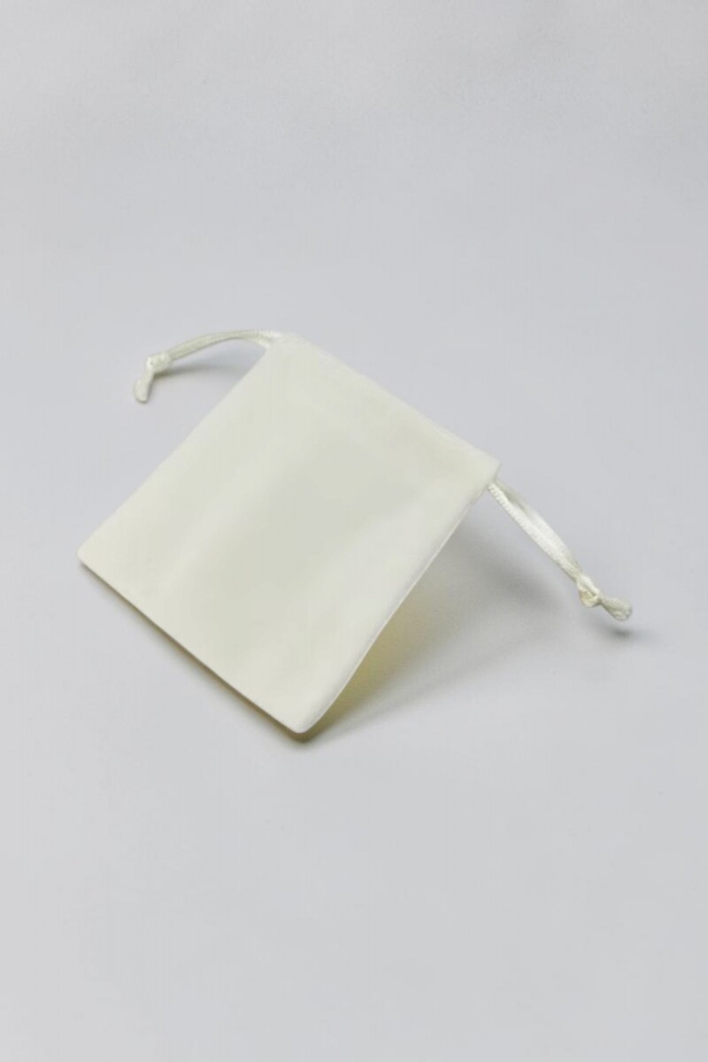 BOLSA DE GAMUZA 10X8 CM - BEIGE 