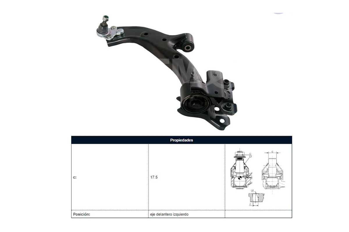 Parilla De Suspension Delantera Honda Crv 07-11 Izq Parilla De Suspension Delantera Honda Crv 07-11 Izq