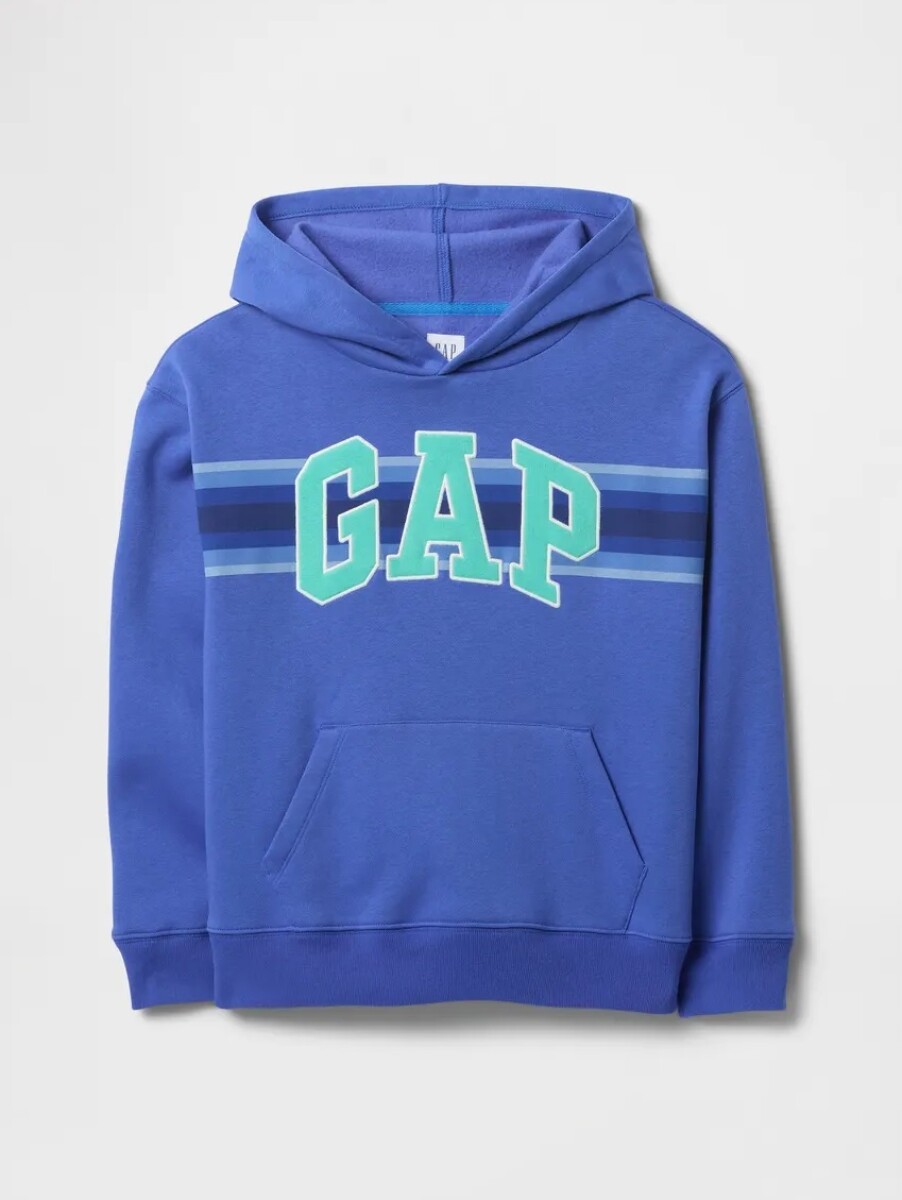 Buzo Canguro Logo Gap Niño - Dazzling Blue 183949Tc 