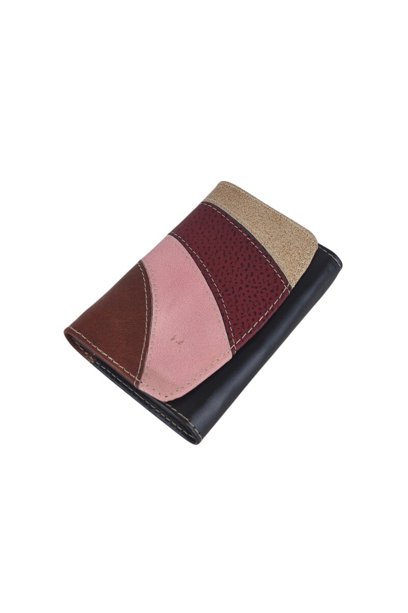 Billetera clasica mediana Multicolor