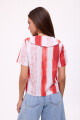 BLUSA FRESA PRINT Rayas Rojo