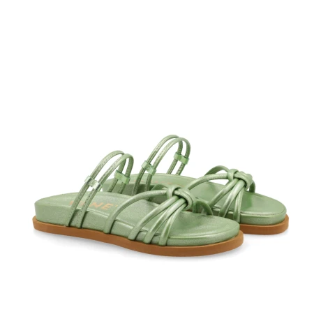 SANDALIAS VENET - CUERO LILLIAN VERDE