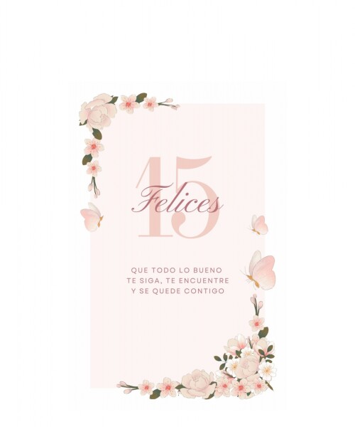Tarjeta felicidades 10x15 DISEÑO 5