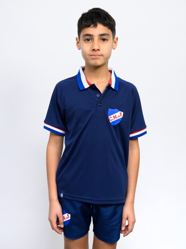 Remera Polo CNdeF Train Licencias Junior Azul Marino, Azul Royal, Rojo