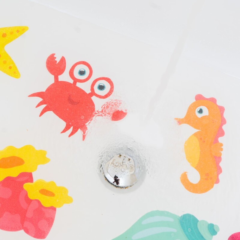 Calcomanías antideslizantes para bañera Guppy