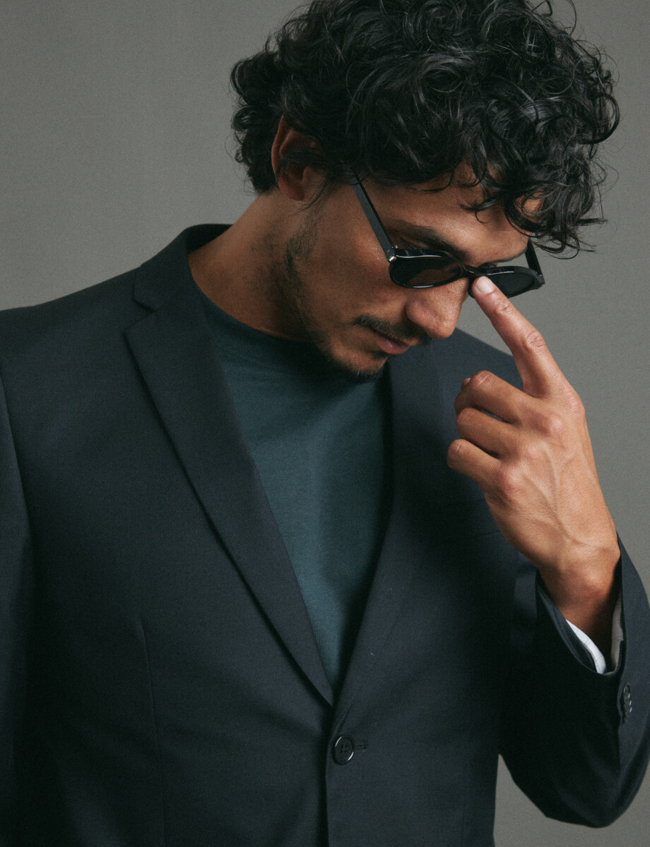 110262 SACO HARRINGTON LABEL Negro