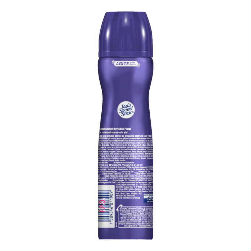 Desodorante Aerosol Lady Speed Stick Invisible Floral 91 Grs Desodorante Aerosol Lady Speed Stick Invisible Floral 91 Grs