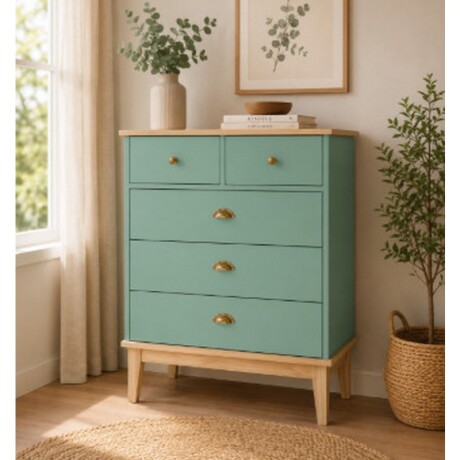 COMODA COLONIAL 70 X 90X 41 MIEL/VERDE OLIVA . COMODA COLONIAL 70 X 90X 41 MIEL/VERDE OLIVA .