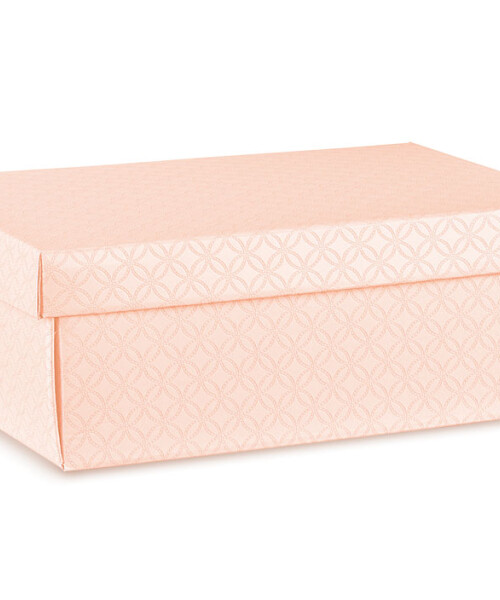 Caja + tapa easy 38x26x13 - 37491 - MATELASSE ROSA Caja + tapa easy 38x26x13 - 37491 - MATELASSE ROSA