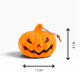 Colgante Calabaza con Luz Mediana