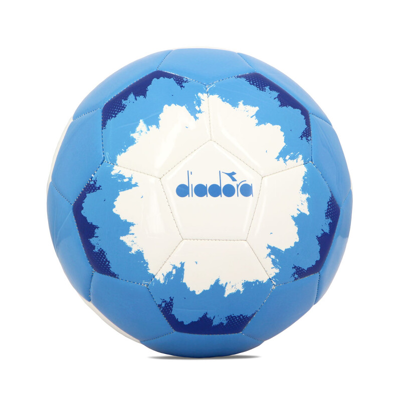 Diadora Pelota Futbol DOHA II N°4 - Blanco/Azul Blanco-Azul