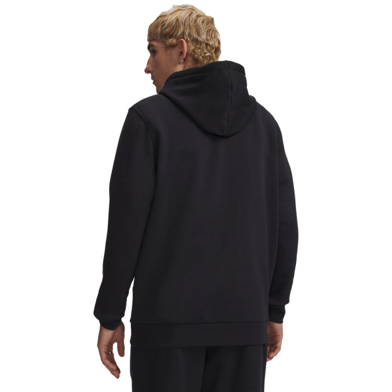 UA Icon Fleece Hoodie-BLU BLK-001