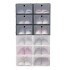 Caja Organizadora Zapatos Zapatera 12 Unidades Caja Apilable Color Variante Negro