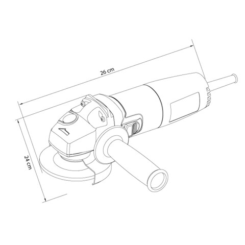 Amoladora angular 4.1/2" 800W -TRAMONTINA TH0001