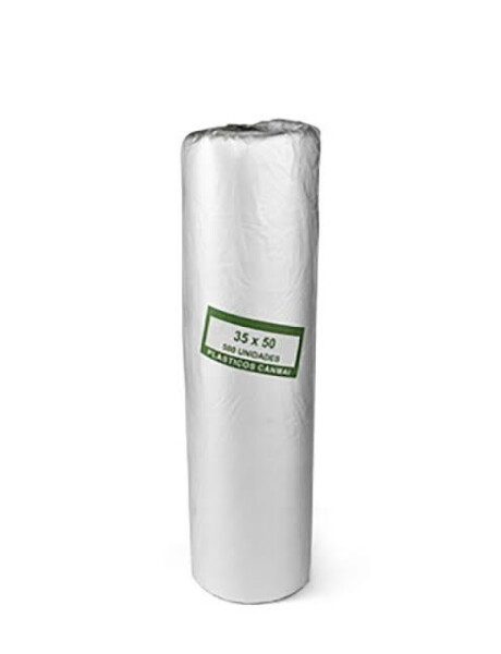 BOLSAS TRANSPARENTES 35X50, ROLLO 500UNI BOLSAS TRANSPARENTES 35X50, ROLLO 500UNI