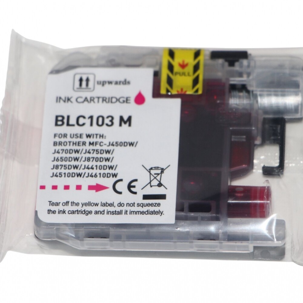 CARTUCHO PARA BROTHER MODELOS LC103 YLC101 COLOR MAGENTA CARTUCHO PARA BROTHER MODELOS LC103 YLC101 COLOR MAGENTA