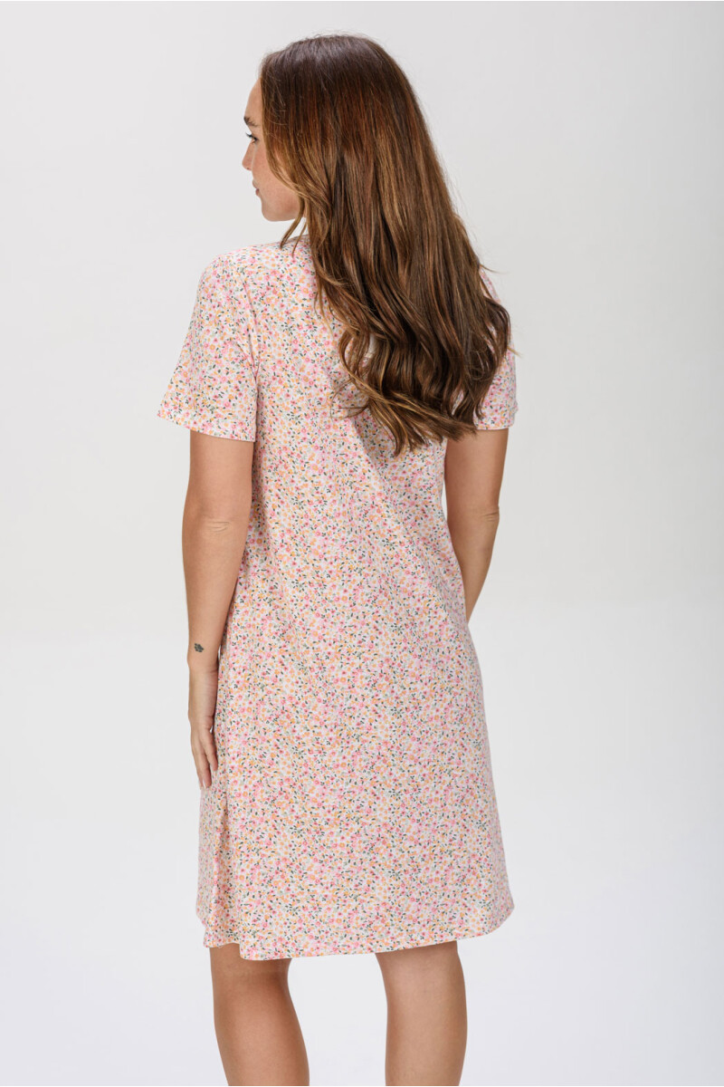 CAMISÓN CON PUNTILLA ESTAMP. FLORES CHICAS