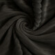 Manta Frazada Polar Suave Invierno 1 plazas Abrigada Gris Oscuro