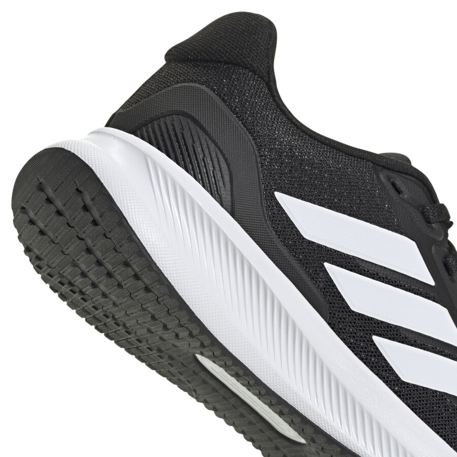 Championes de Niños Adidas Run Falcon 5 Negro - Blanco