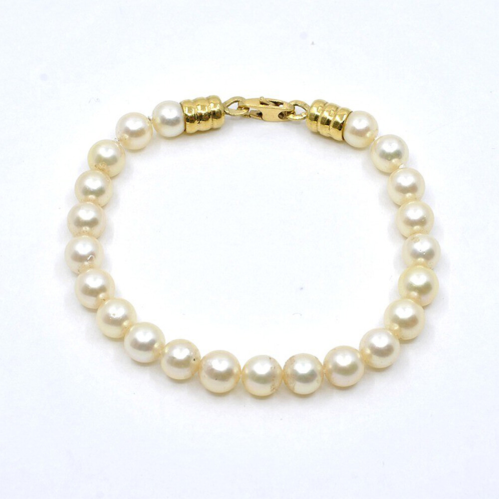 Pulsera En Oro 18K Y Perlas Pulsera En Oro 18K Y Perlas