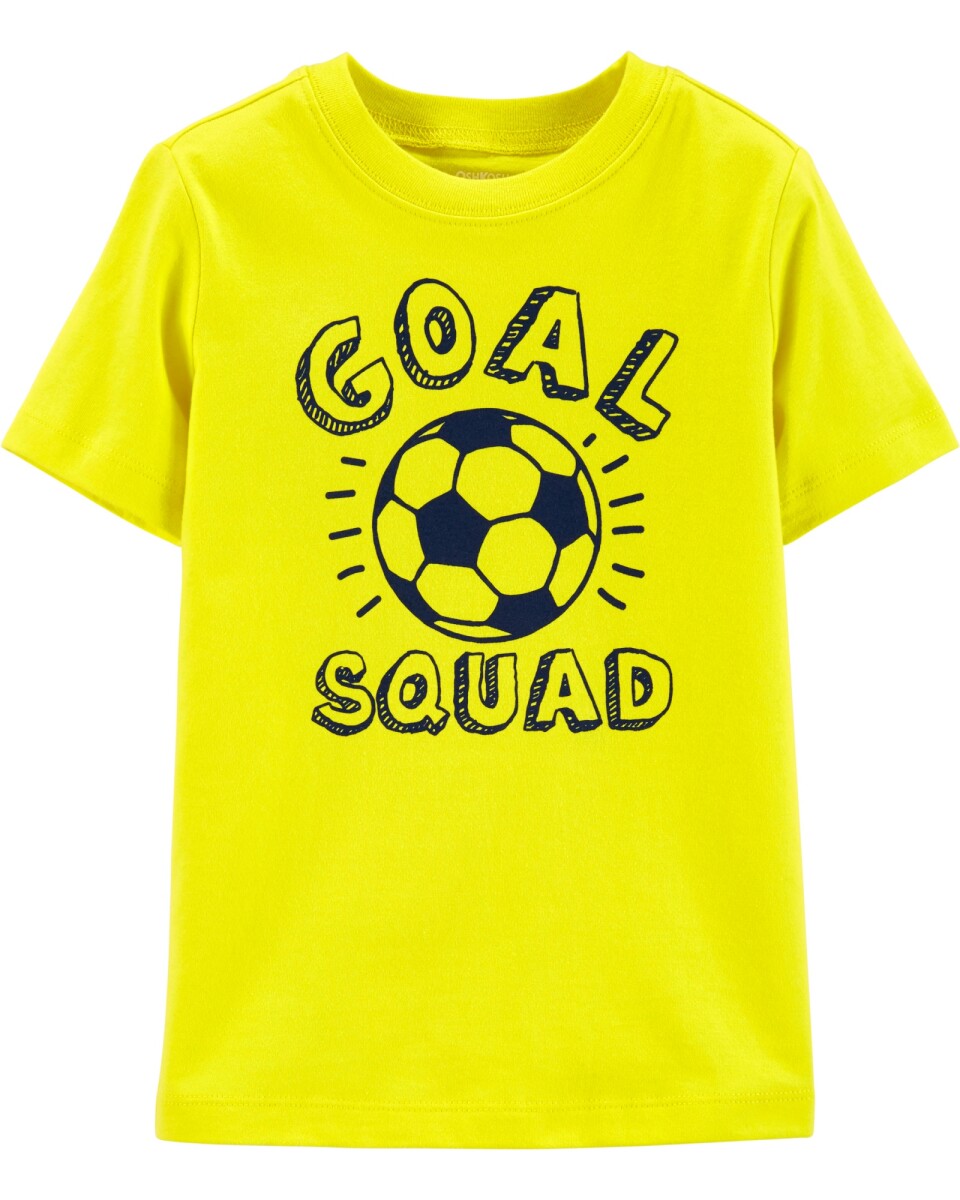 Remera Manga Corta Algodón"Goal Squad" 