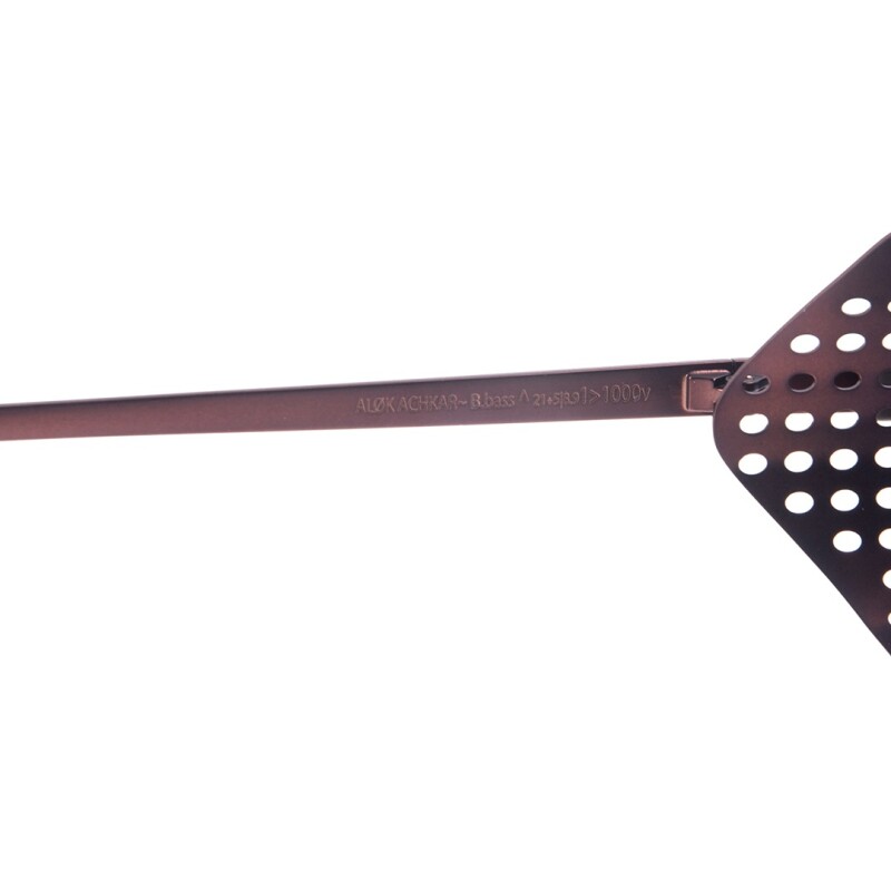 Lentes de Sol Chilli Beans Alok Iconic Unisex Marrón Oscuro