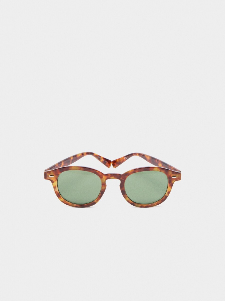 Gafas De Sol Redondas - marron 