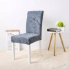 Funda cubre silla elastizada estampada gris difuminado