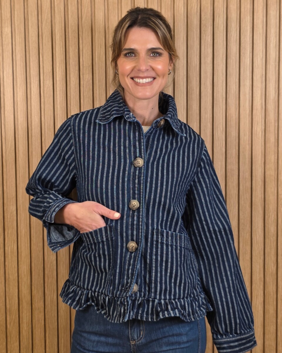 Sobrecamisa Rufina - Raya Azul 
