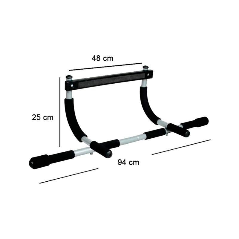 Barra Dominadas Para Puerta Active Training Gris
