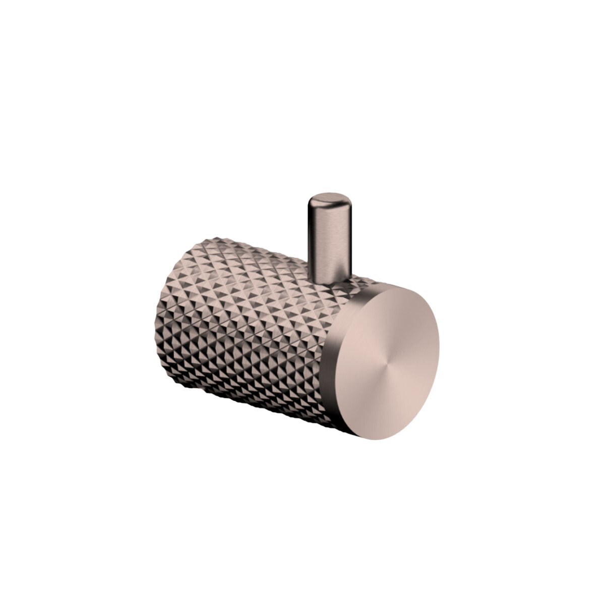 Percha Labrada Metal Signature Bronce Rose Gold Satinado 