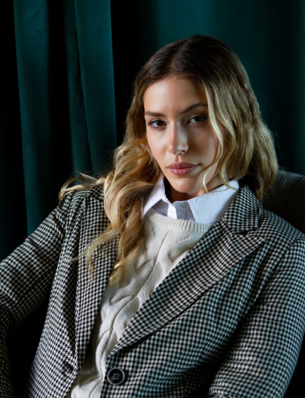 Blazer Gales NEGRO/BEIGE