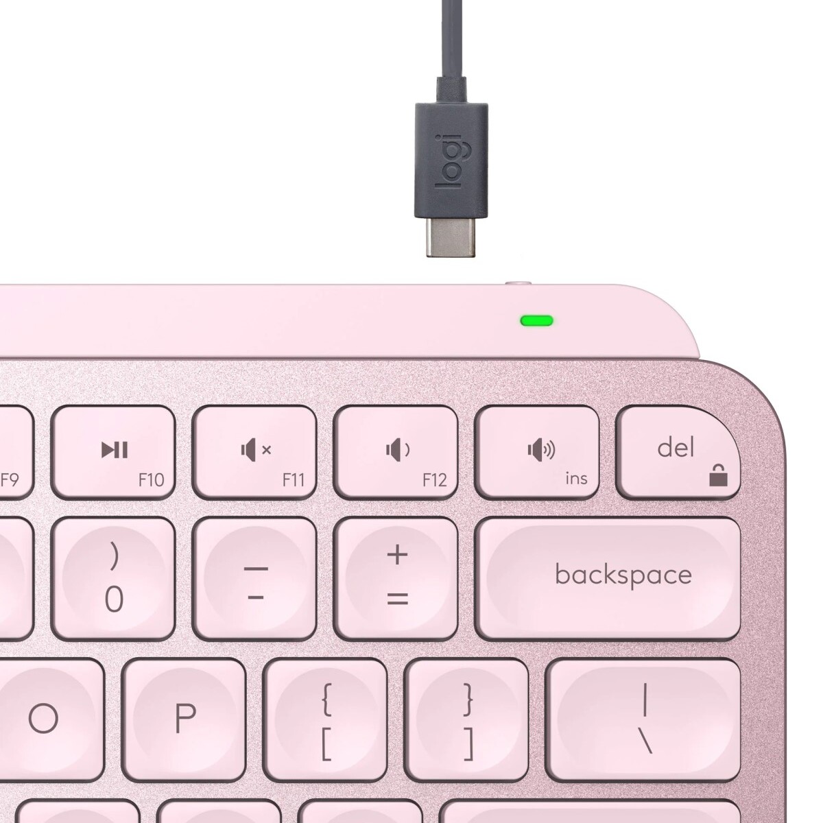 TECLADO INALÁMBRICO LOGITECH MX KEYS MINI RETROILUMINADO - ESPAÑOL Rosado