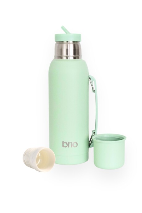 Termo 1 Litro Acero Inox brio Con Pico Cebador Menta