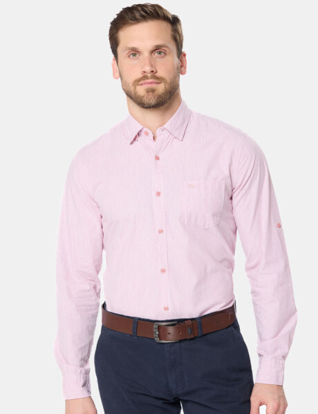 CAMISA RAYADA Rosa