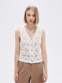 Chaleco Toti Marfil / Off White