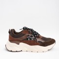 Imagen de Zapatilla Combinada - Chocolate